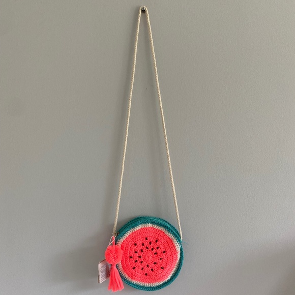Zara Girls Knit Watermelon Crossbody Purse - Picture 2 of 6